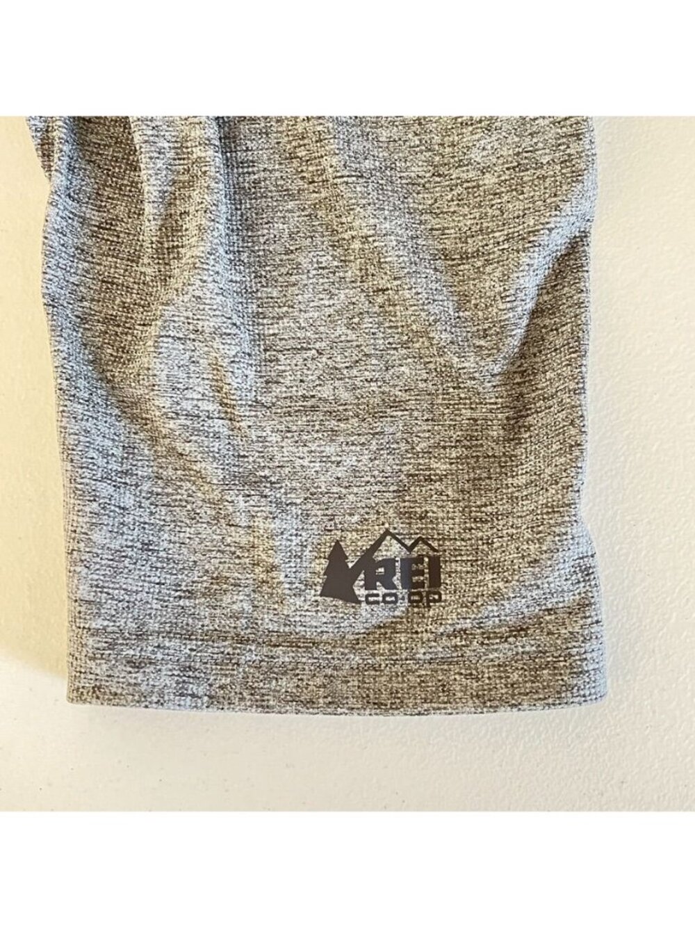 REI Womens M Heather Gray Performance Athletic Gym Running Tee Shirt Outdoors - Picture 8 of 12